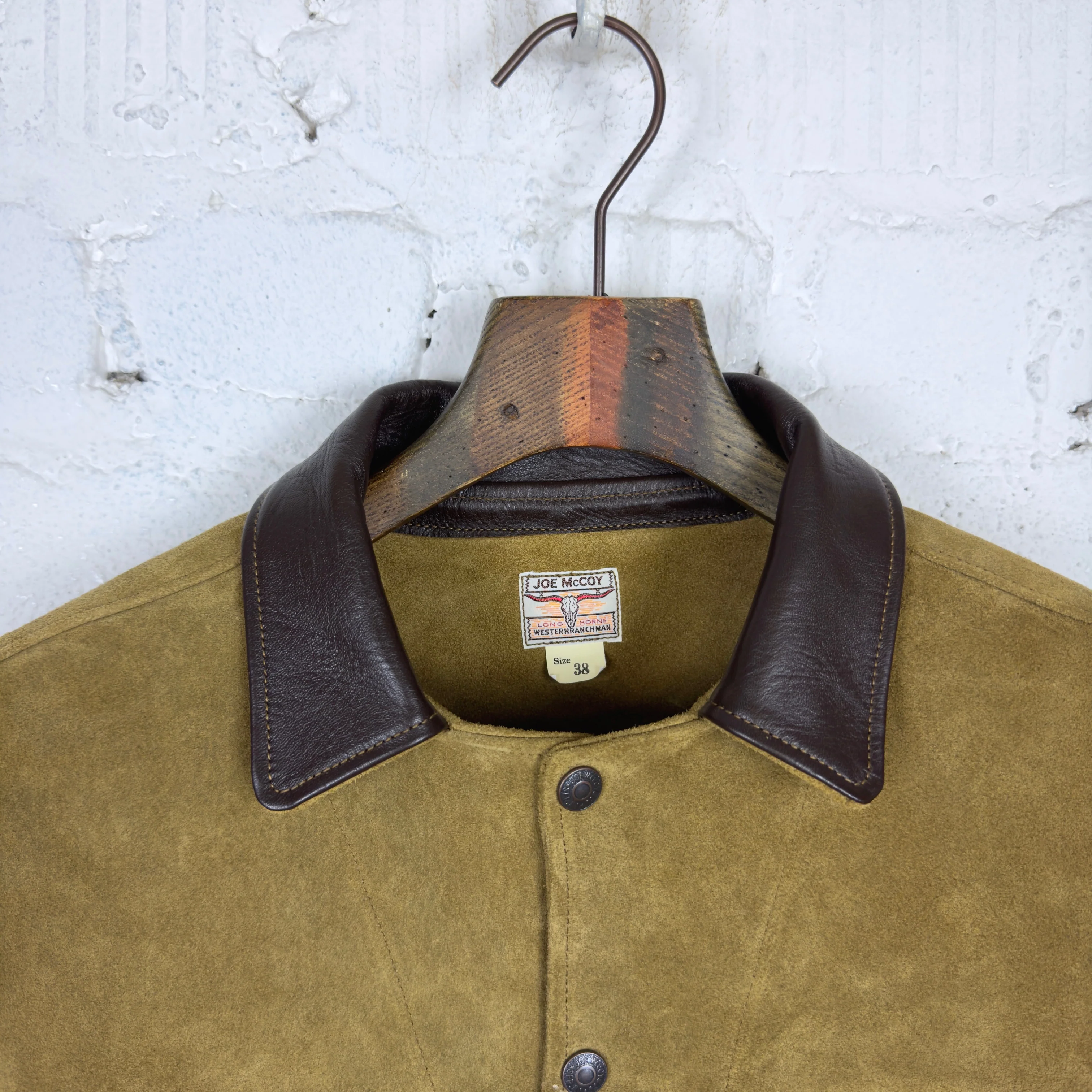the real mccoy's | rough out leather western jacket - Image 3