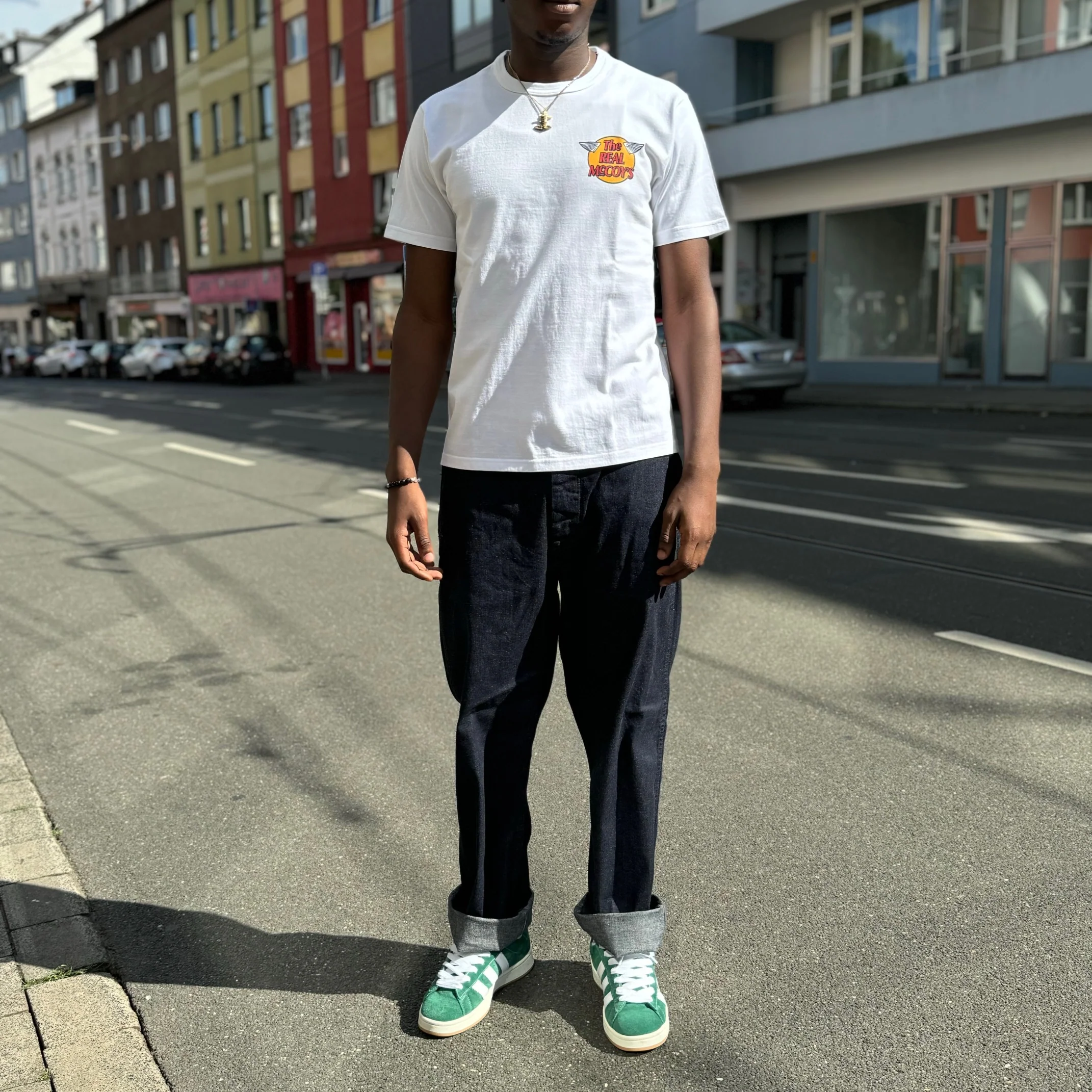 the real mccoy's | the real mccoy's logo tee s/s white - Image 3