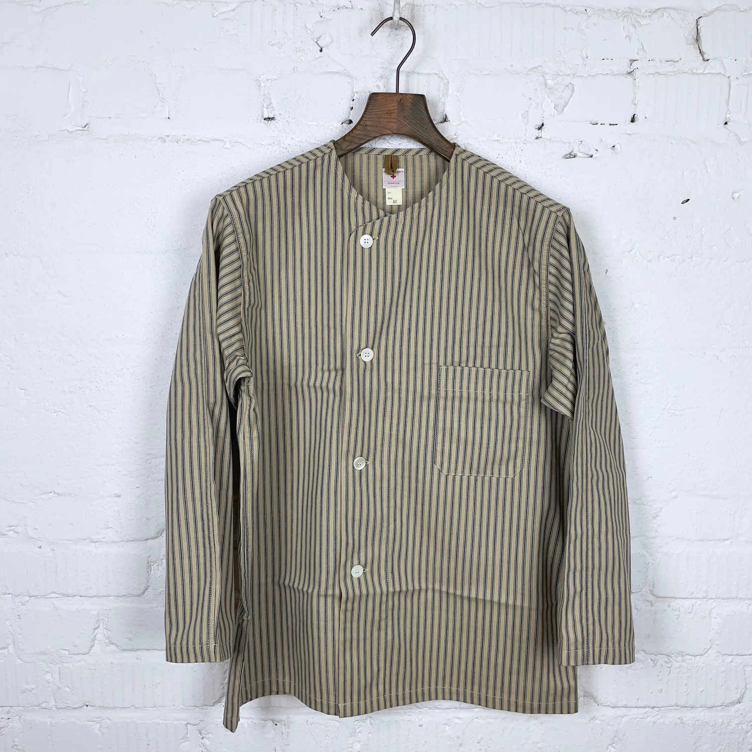 the real mccoy's | ticking stripe pajama shirt
