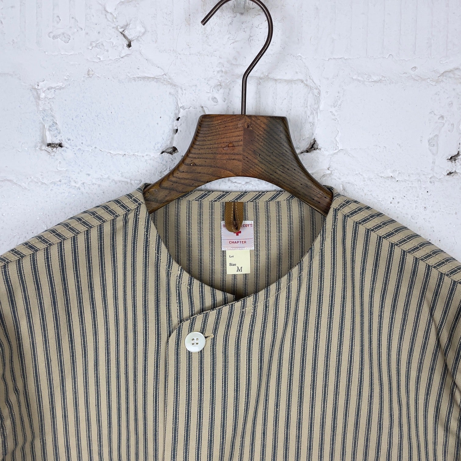 the real mccoy's | ticking stripe pajama shirt - Image 2