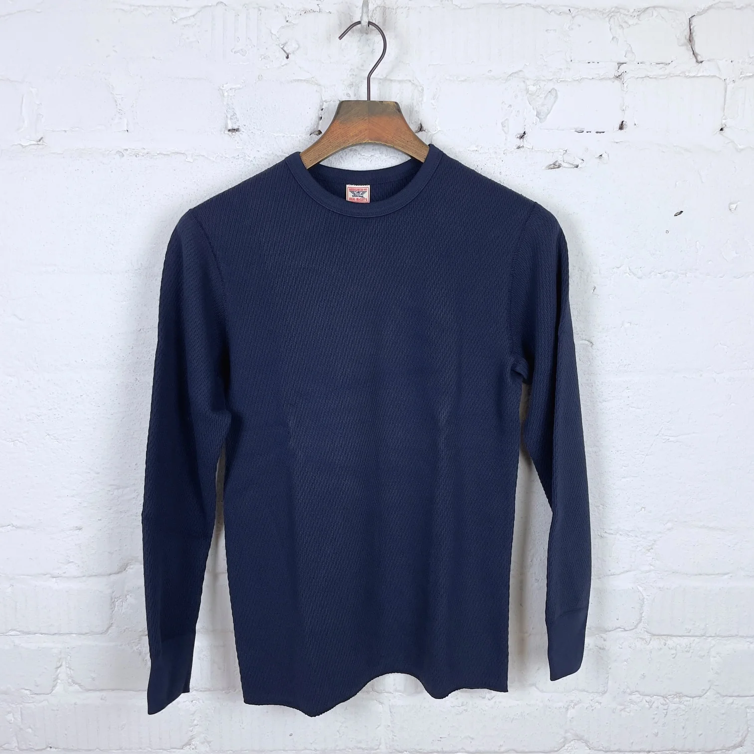 the real mccoy's | u.s. army military thermal shirt navy