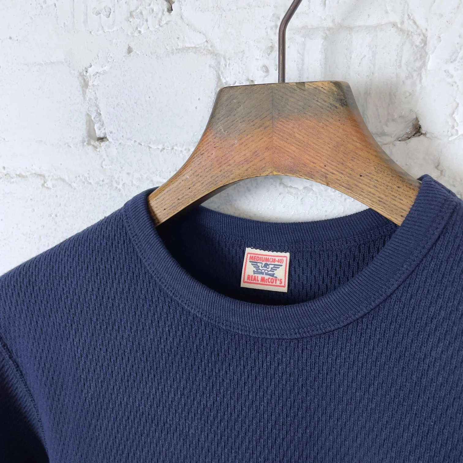 the real mccoy's | u.s. army military thermal shirt navy - Image 3