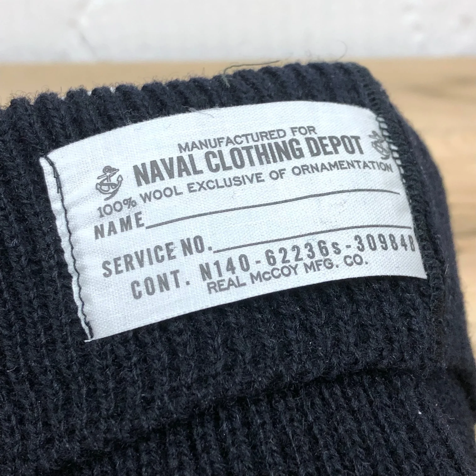 the real mccoy's | u.s. navy watch cap - Image 3