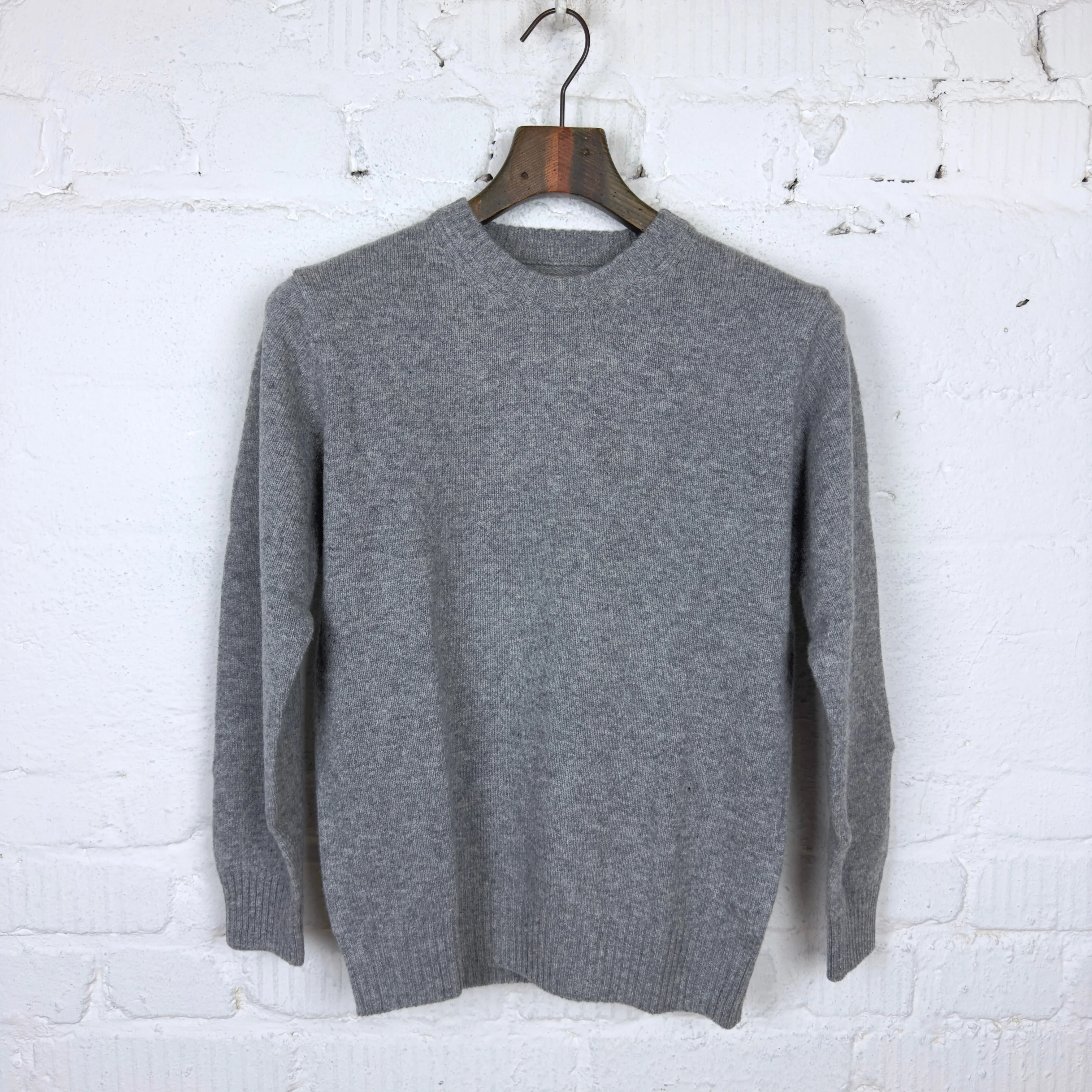 the real mccoy's | wool crewneck sweater gray