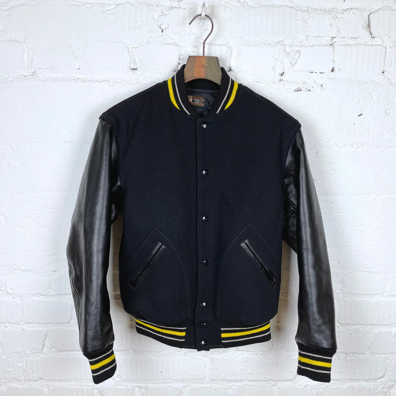 the real mccoy's | wool varsity jacket
