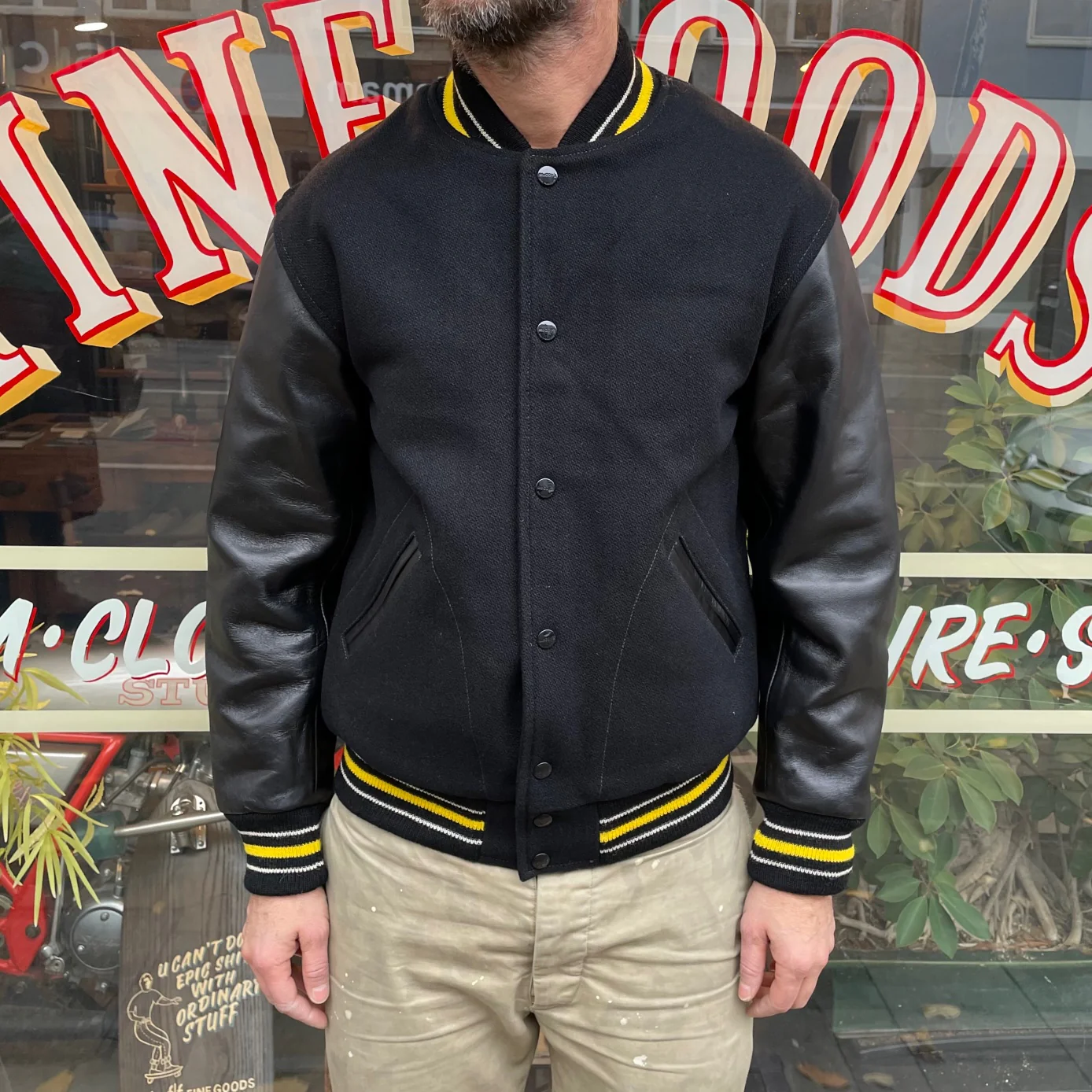 the real mccoy's | wool varsity jacket - Image 4