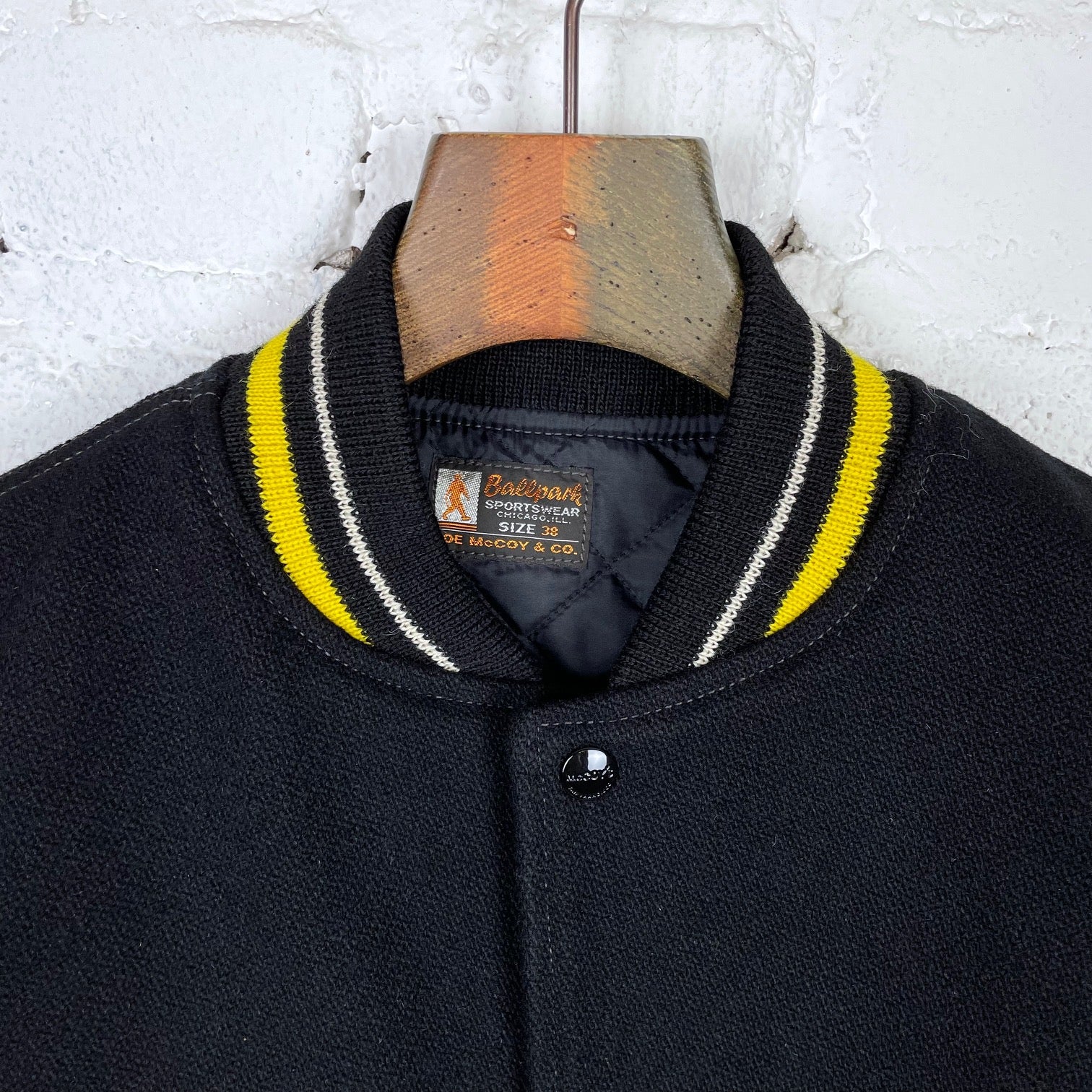 the real mccoy's | wool varsity jacket - Image 5