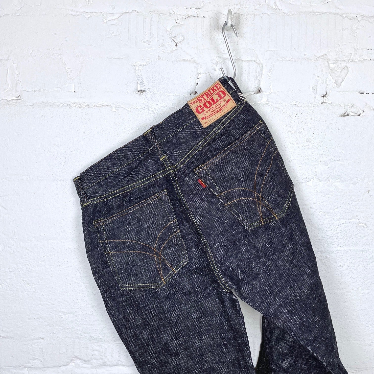 the strike gold | sg7103 17oz heavy slub regular straight jeans - Image 4