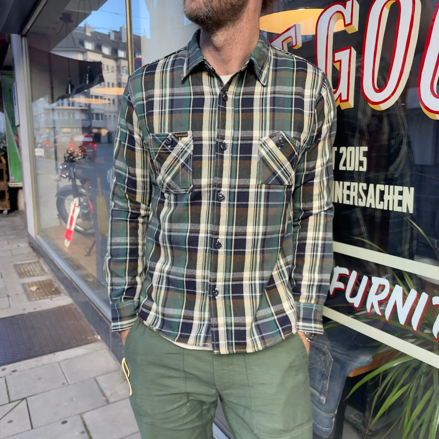 the strike gold | sgs2302 nel work shirt - green - Image 4
