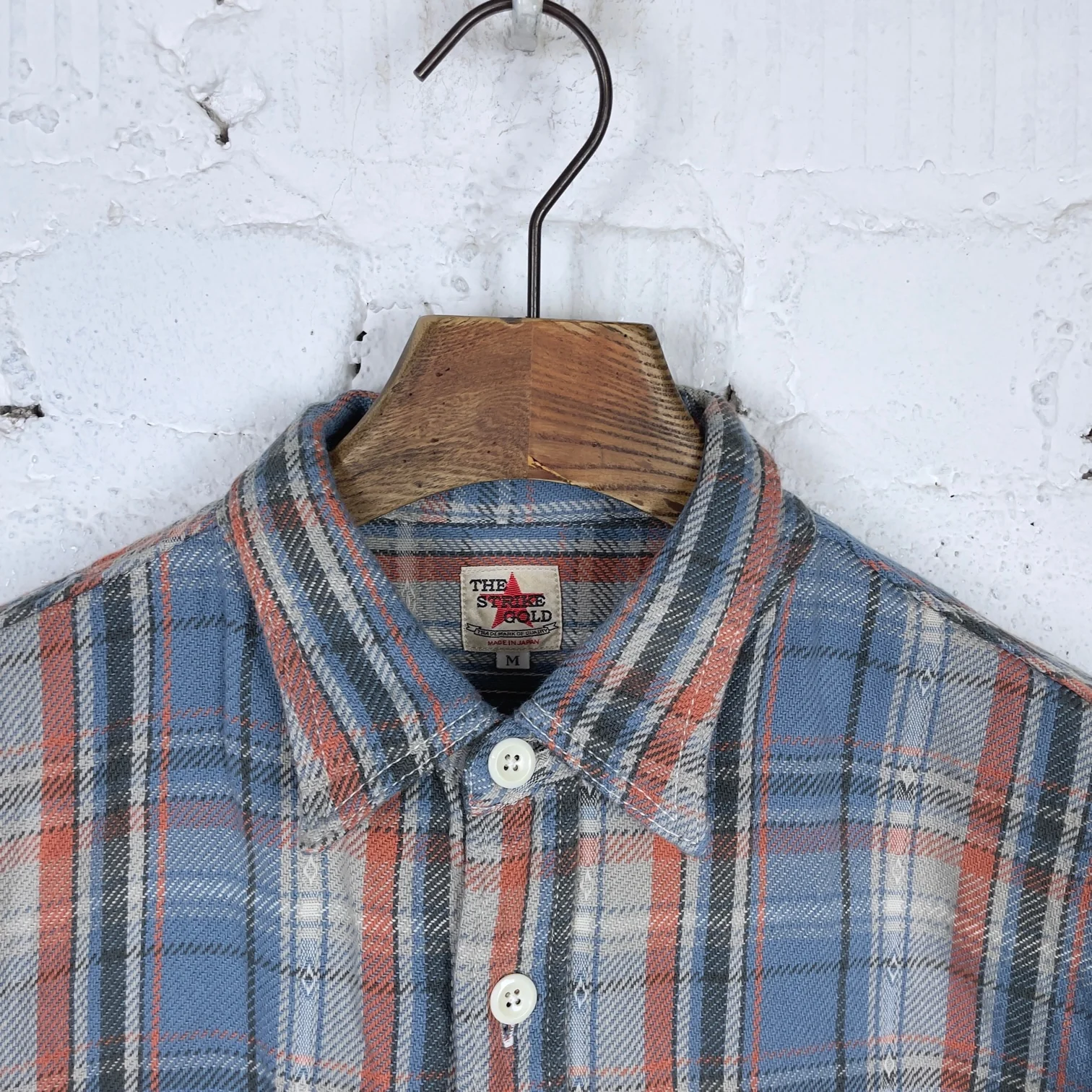 the strike gold | sgs2305 loose nel check work shirt - blue - Image 4
