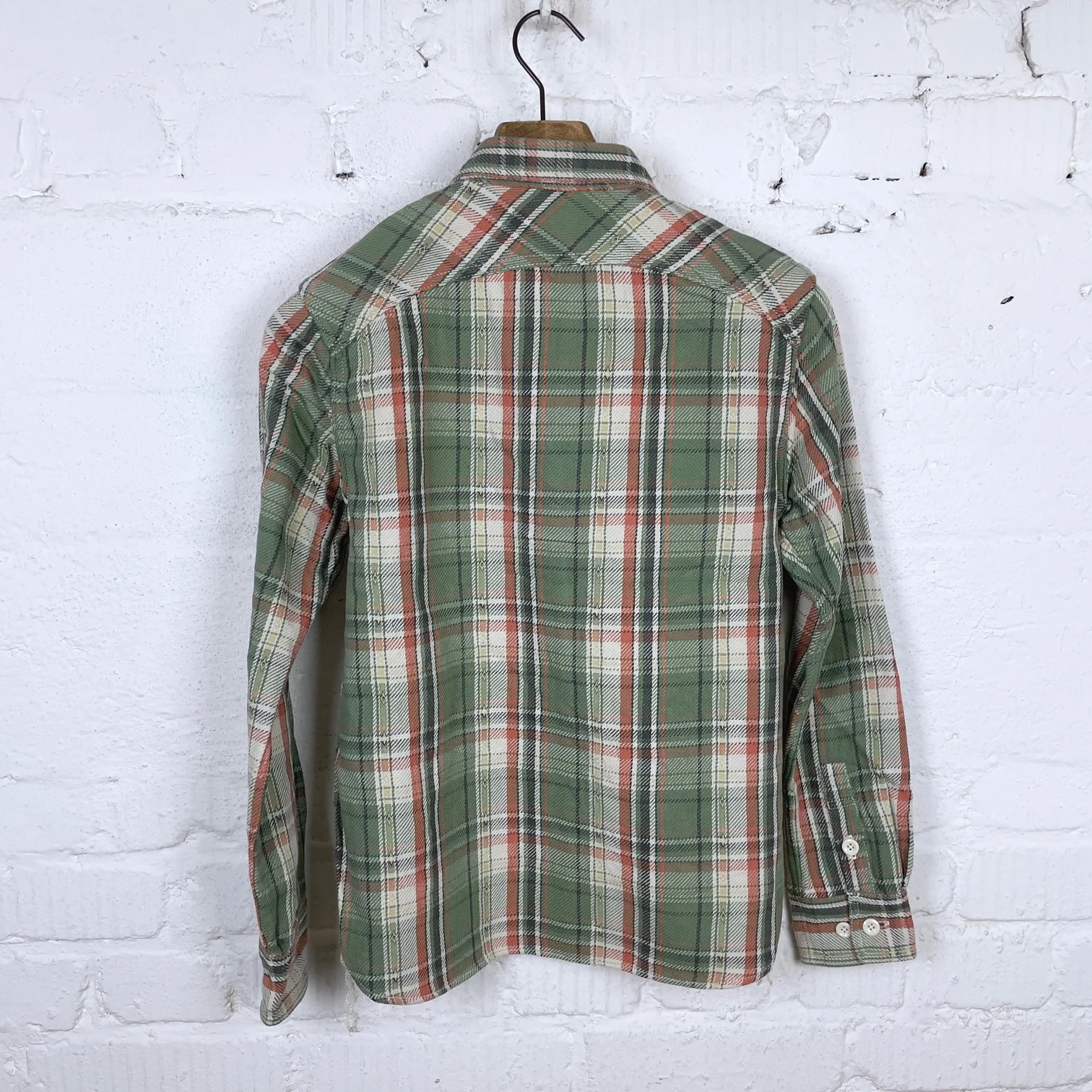 the strike gold | sgs2305 loose nel check work shirt - green - Image 4