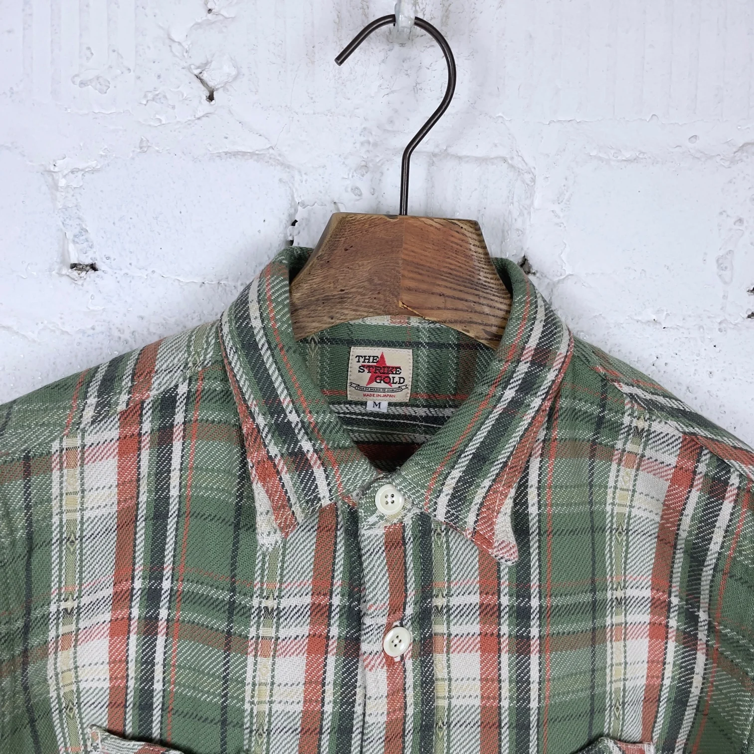 the strike gold | sgs2305 loose nel check work shirt - green - Image 5