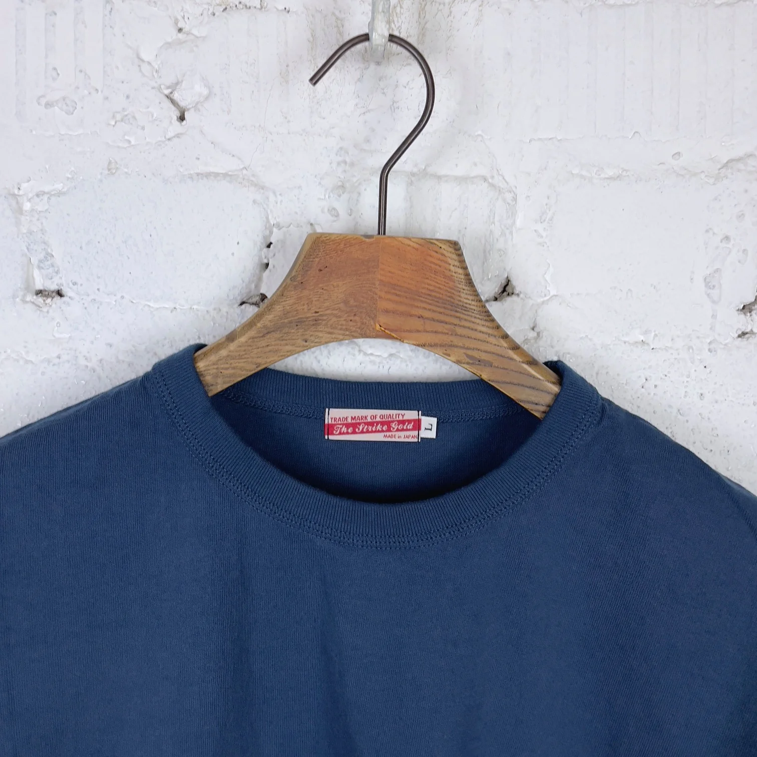 the strike gold | sgt001 loopwheeled t-shirt navy - Image 2