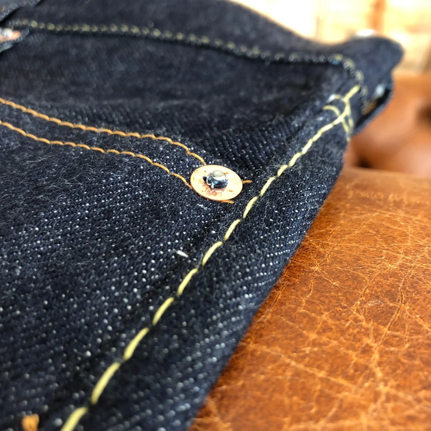 the strike gold x stuf|f | sgxsfgo2 12oz lightweight slub jeans - Image 8