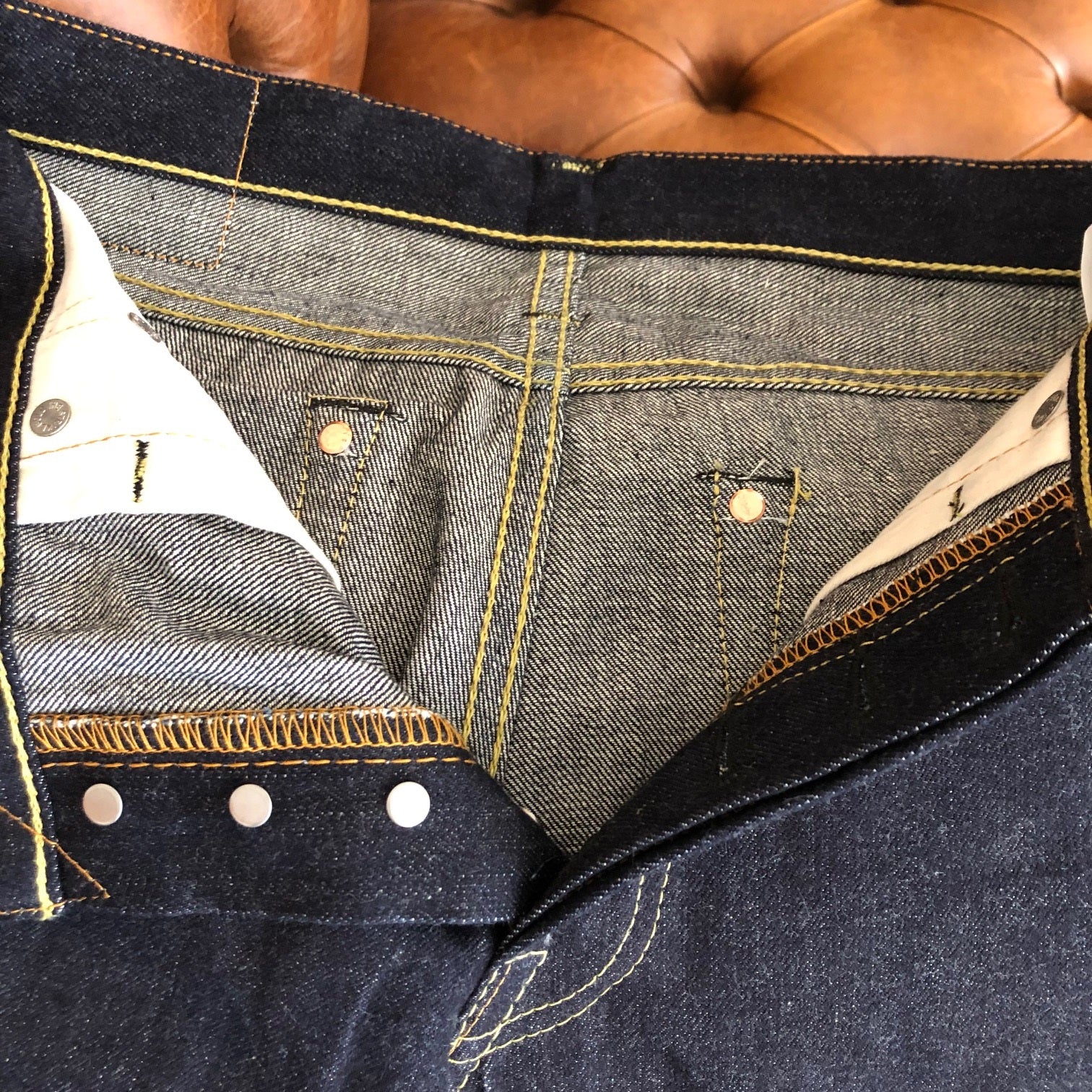 the strike gold x stuf|f | sgxsfgo2 12oz lightweight slub jeans - Image 9