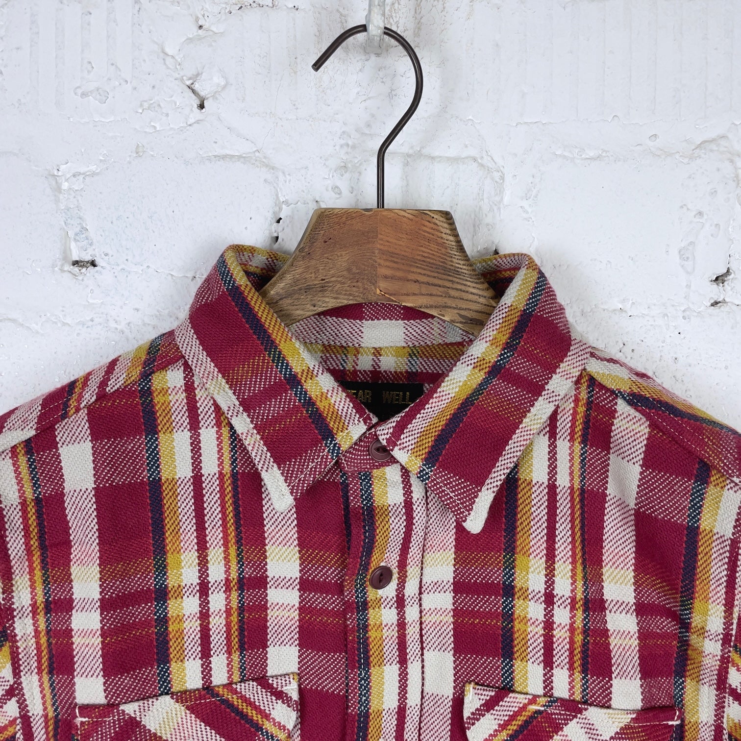 ues | 502351 heavy flannel shirt red - Image 4
