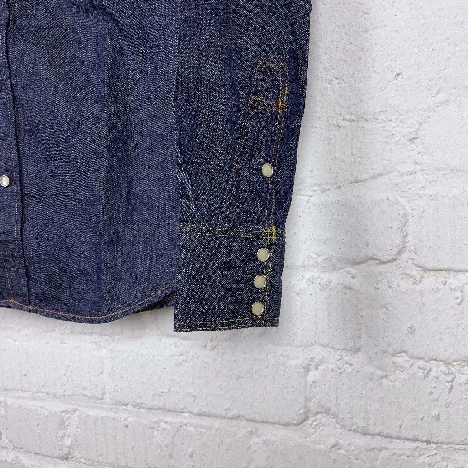 ues | 505w denim western shirt - Image 4