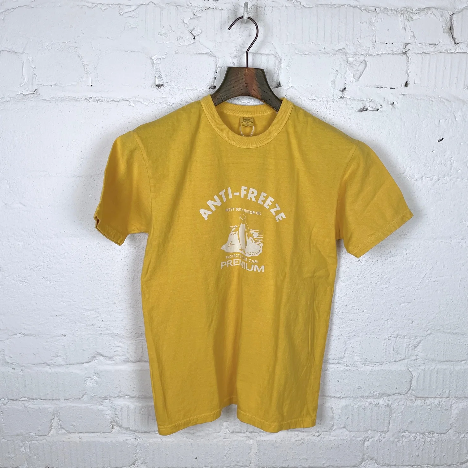 ues | anti-freeze t-shirt yellow