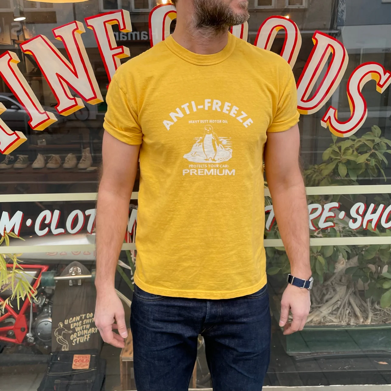 ues | anti-freeze t-shirt yellow - Image 2