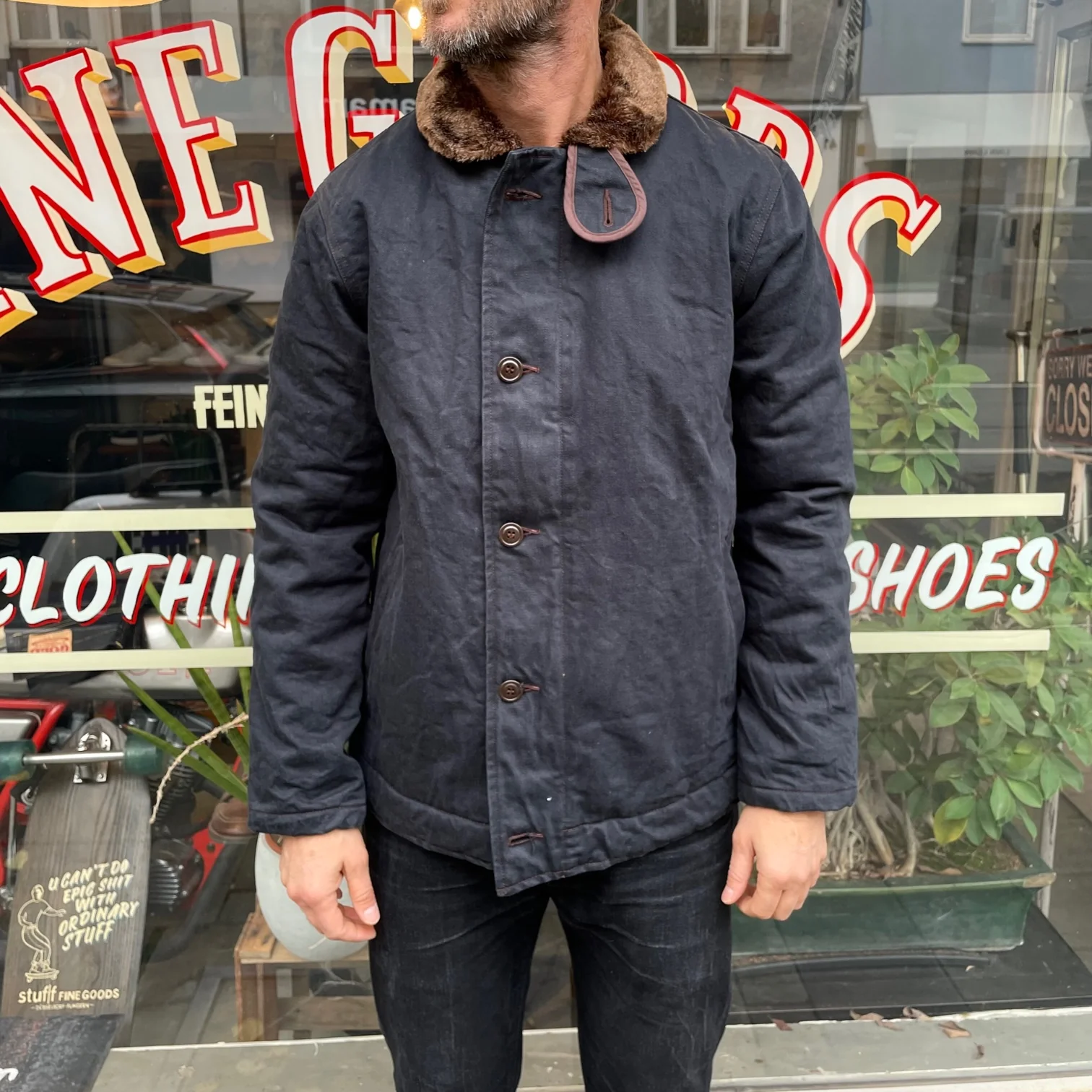 ues | deck jacket black - Image 3