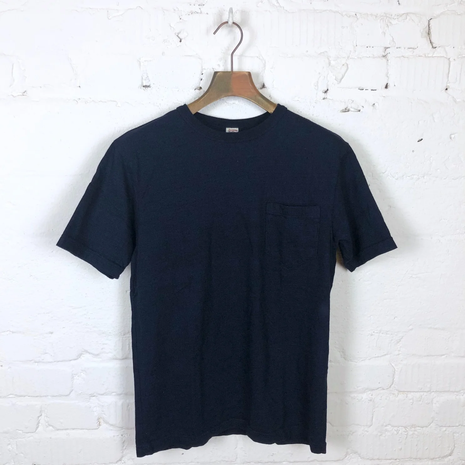 ues | indigo dyed pocket t-shirt