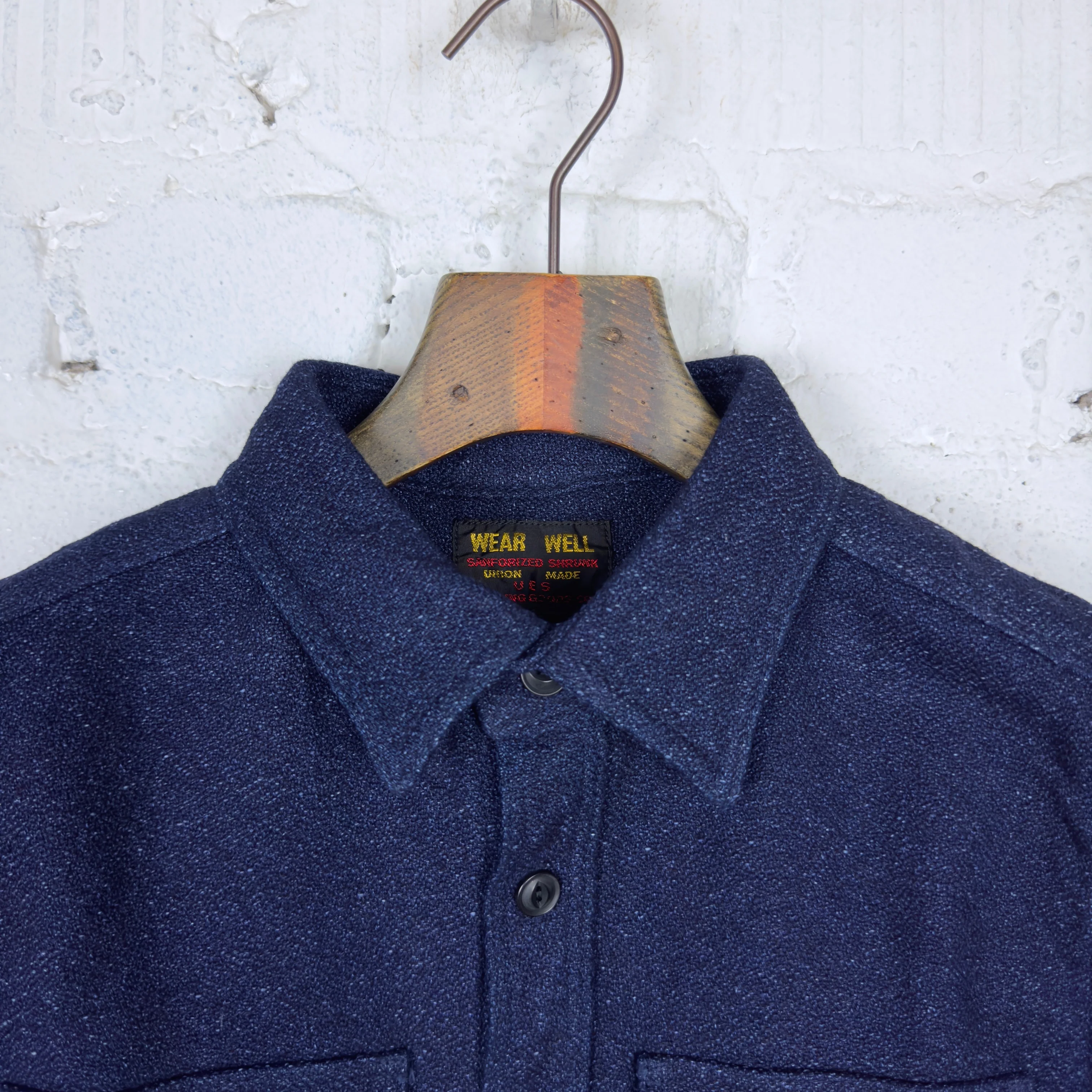 ues | indigo extra heavy flannel shirt amundsen - Image 4
