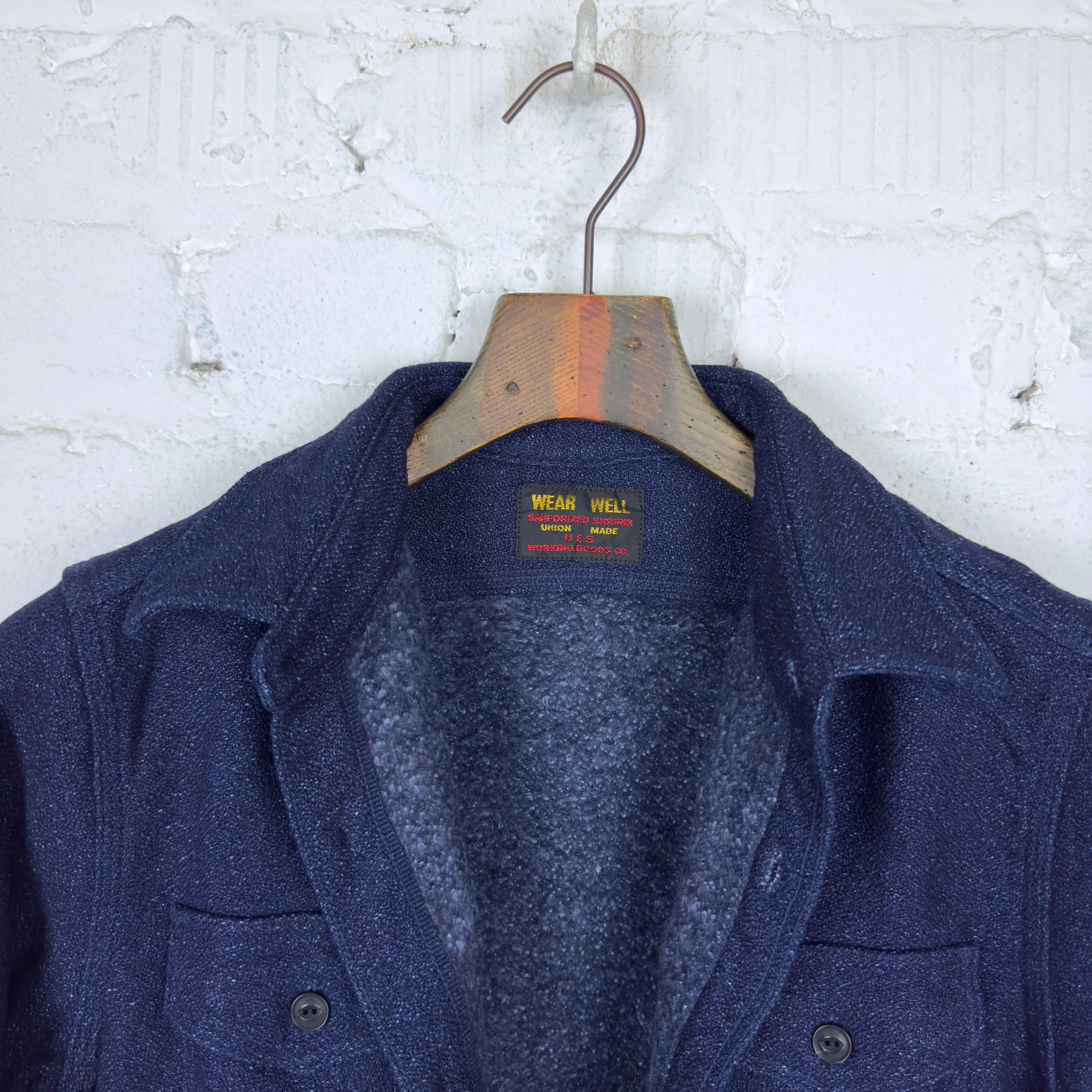 ues | indigo extra heavy flannel shirt amundsen - Image 5