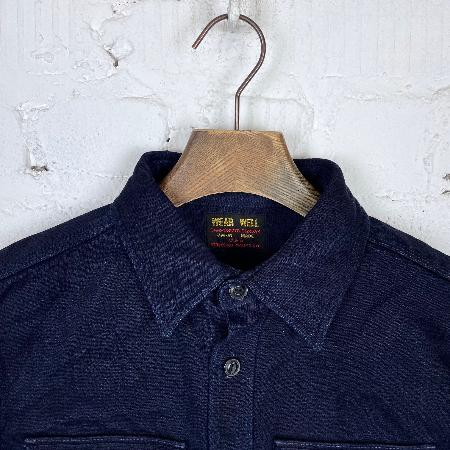 ues | indigo tricotine shirt - Image 4