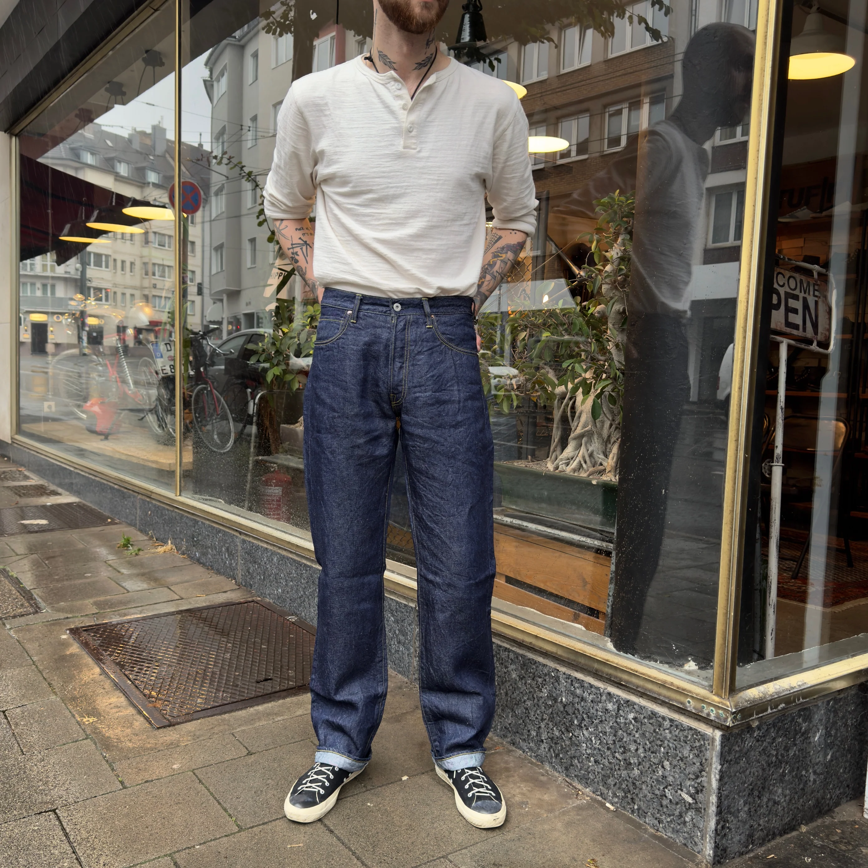 ues | l400-ww post world war ll model linen denim - Image 2