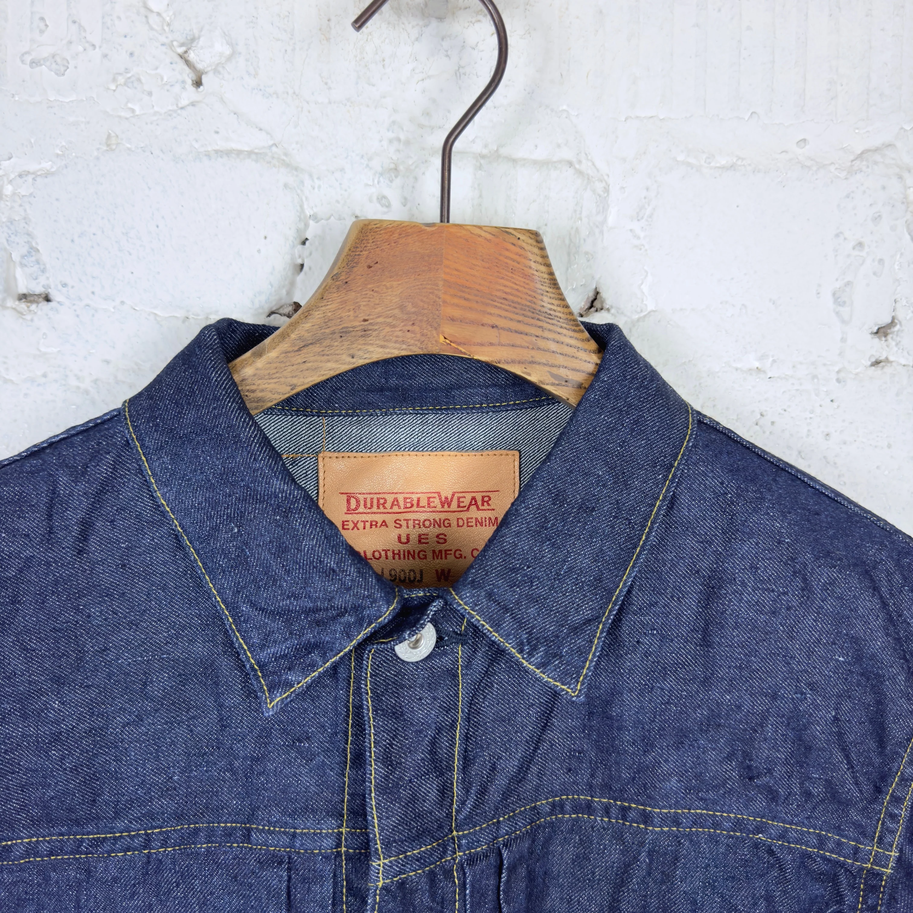 ues | l900-j ww2 model linen denim jacket - Image 2