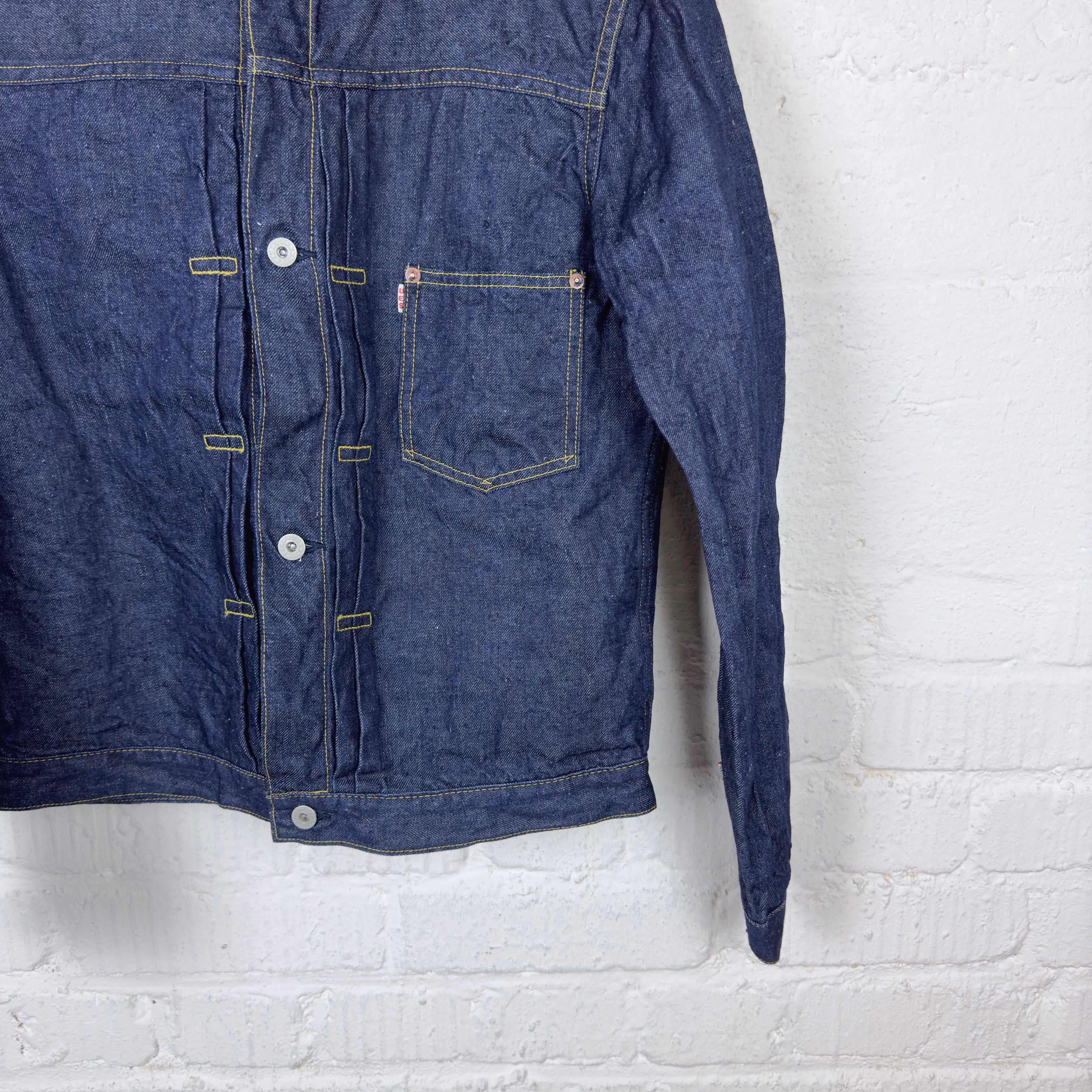 ues | l900-j ww2 model linen denim jacket - Image 3