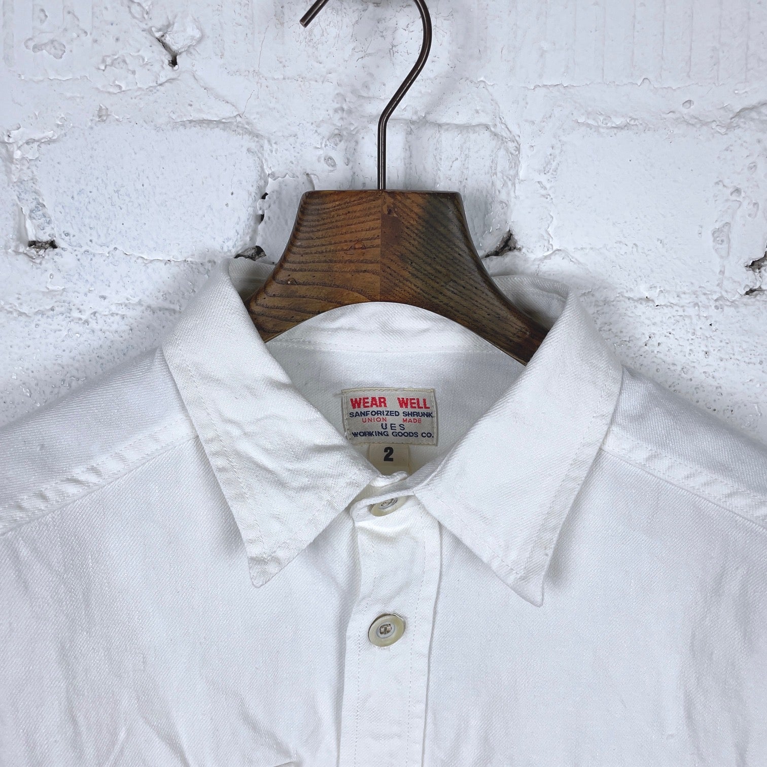 ues | linen shirt jacket white - Image 2