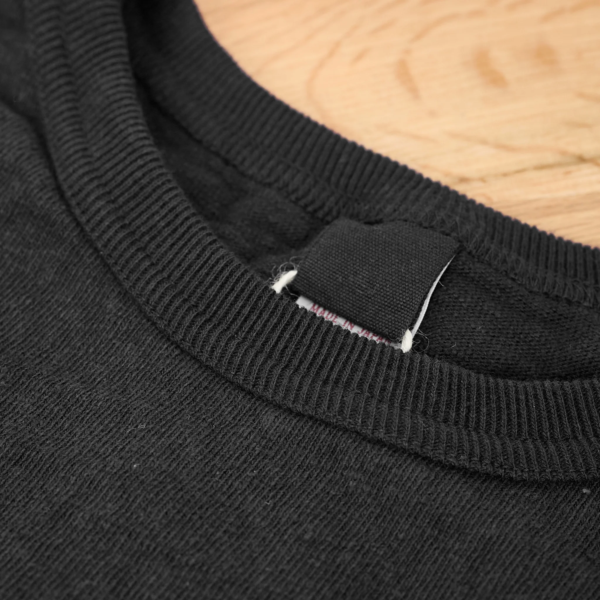 ues | no. 8. slub nep t-shirt - black - Image 5