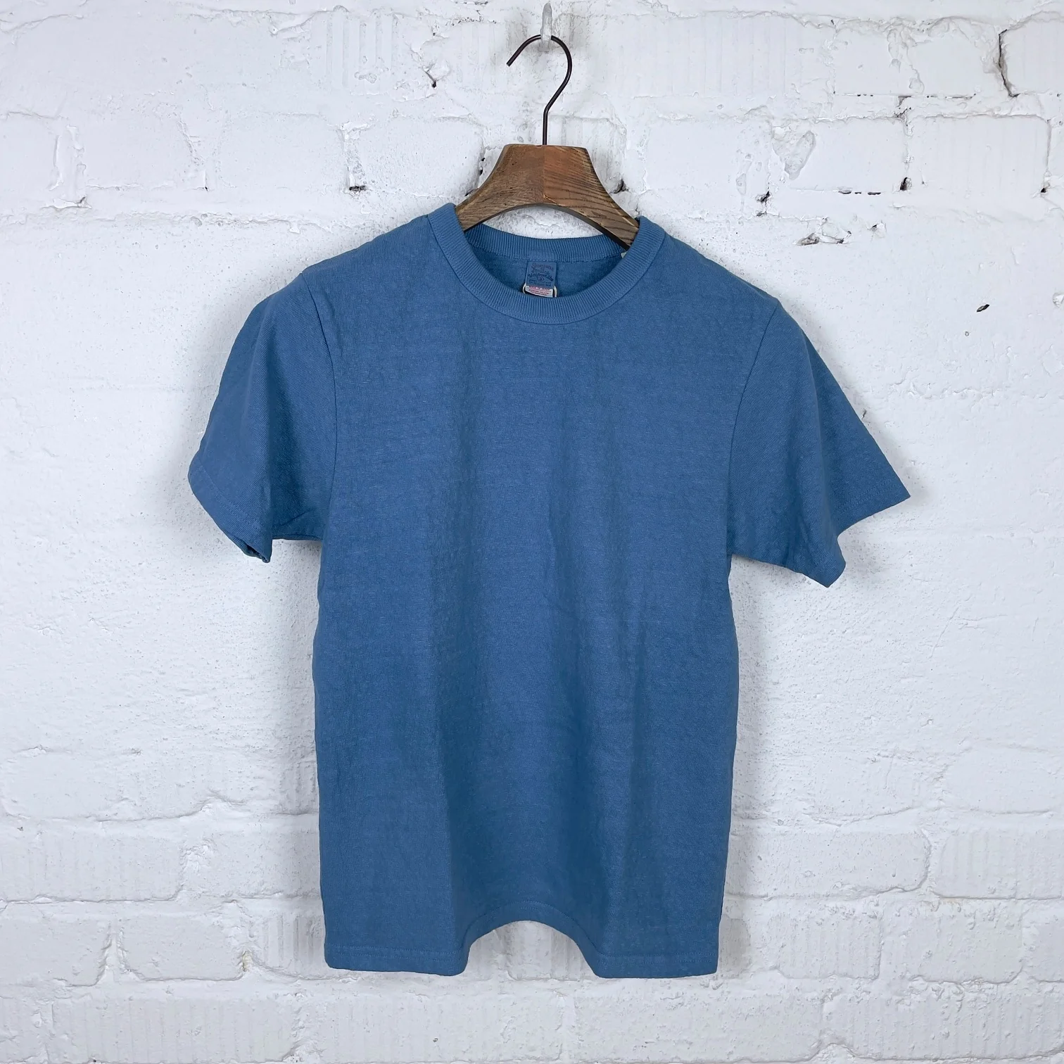 ues | no. 8. slub nep t-shirt - blue