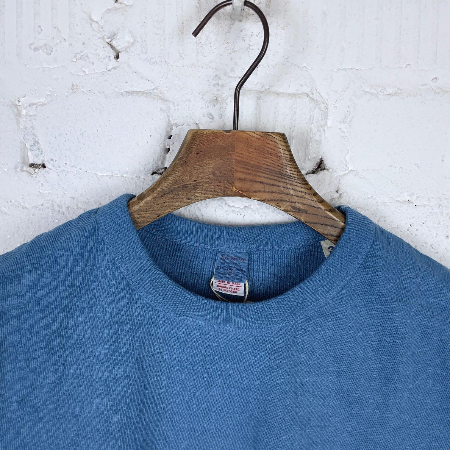 ues | no. 8. slub nep t-shirt - blue - Image 2