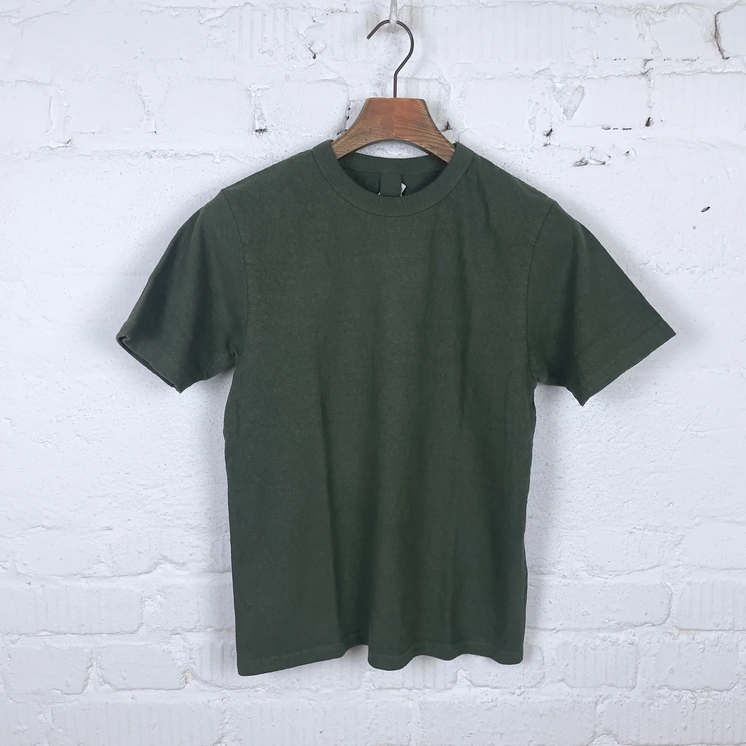 ues | no. 8. slub nep t-shirt - green