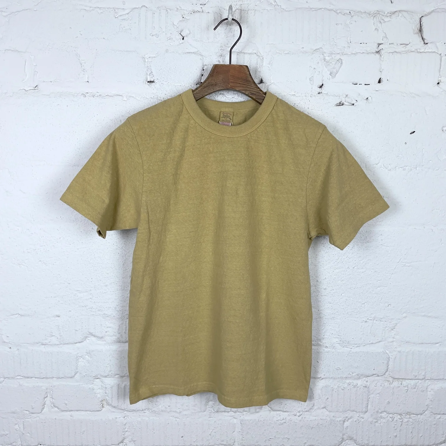 ues | no. 8. slub nep t-shirt - light yellow