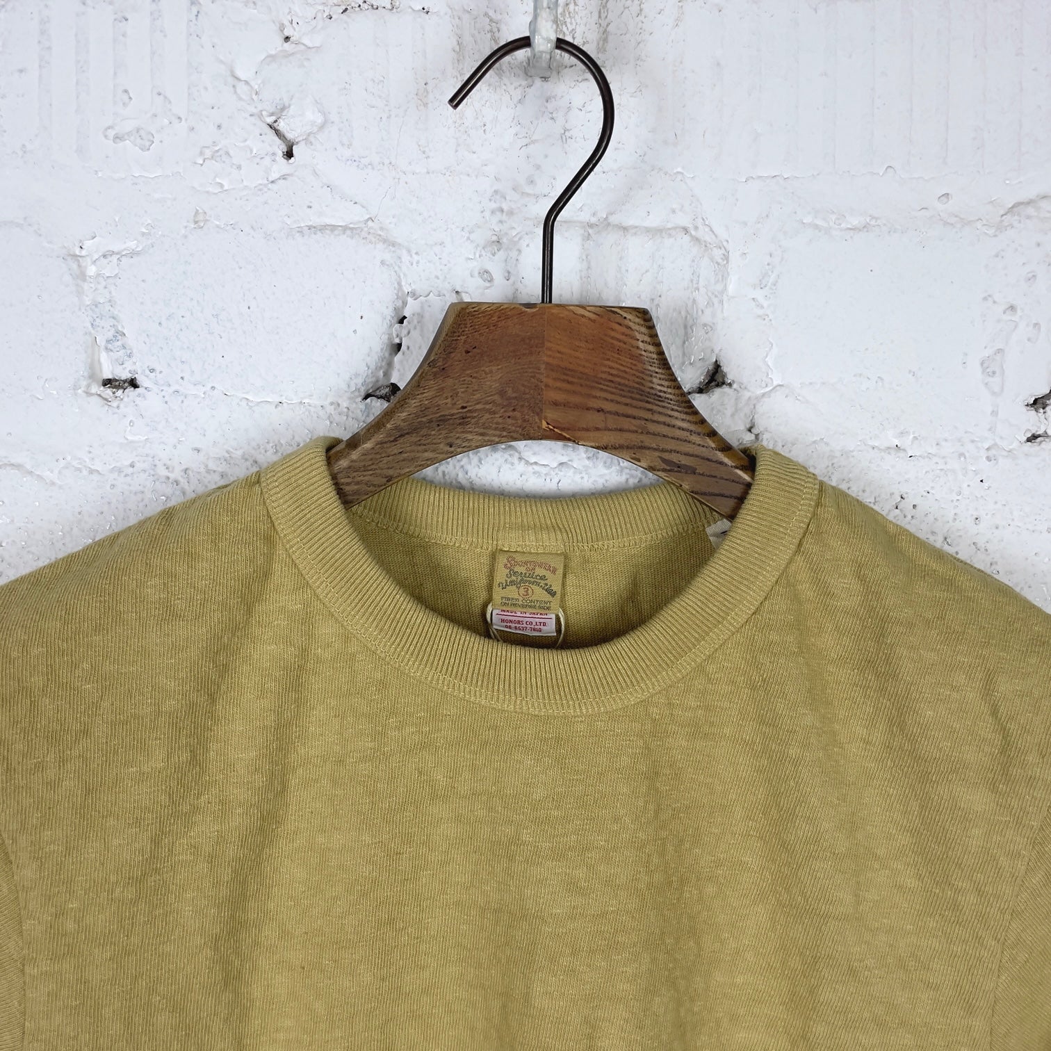ues | no. 8. slub nep t-shirt - light yellow - Image 2