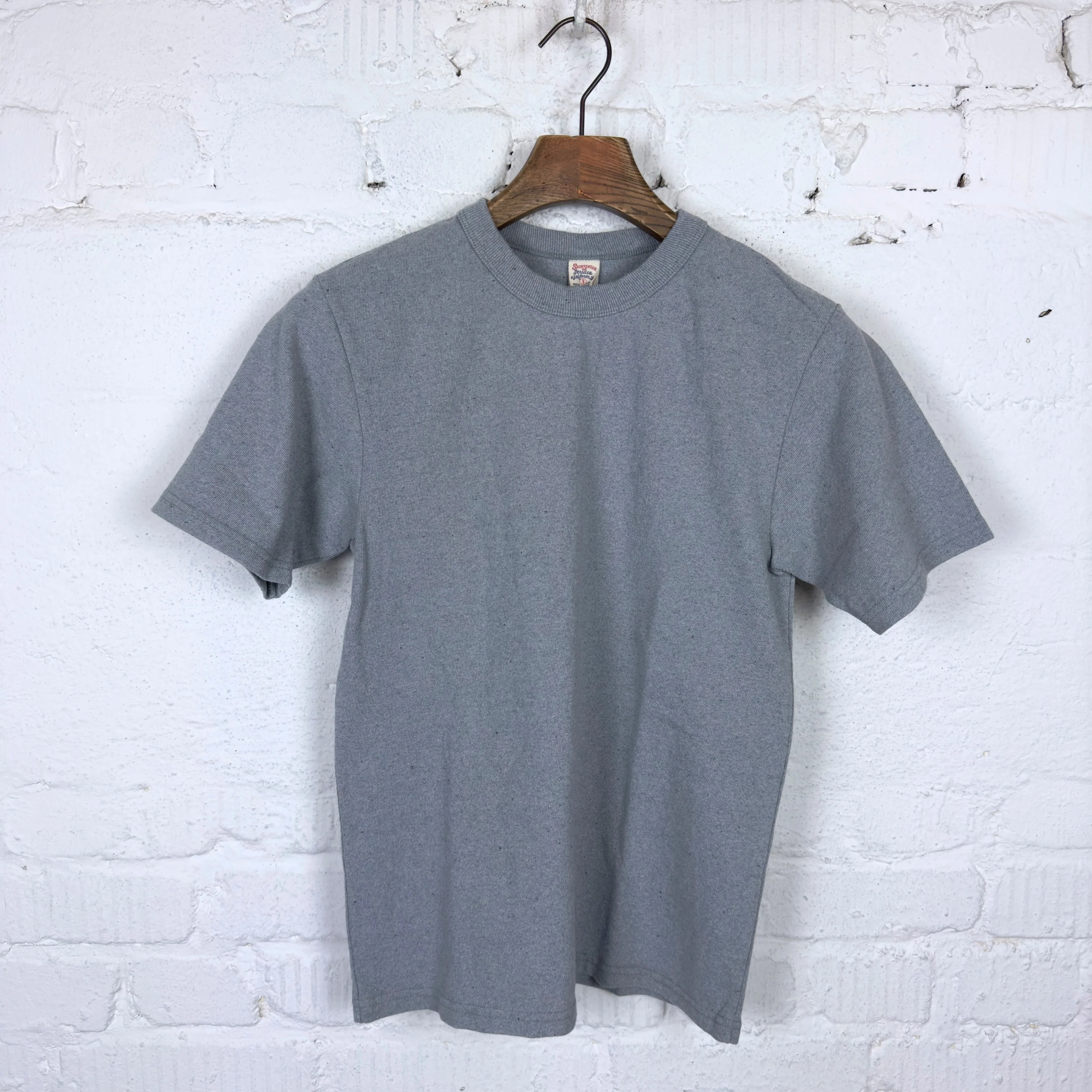 ues | recycled s/s denim t-shirt sax blue