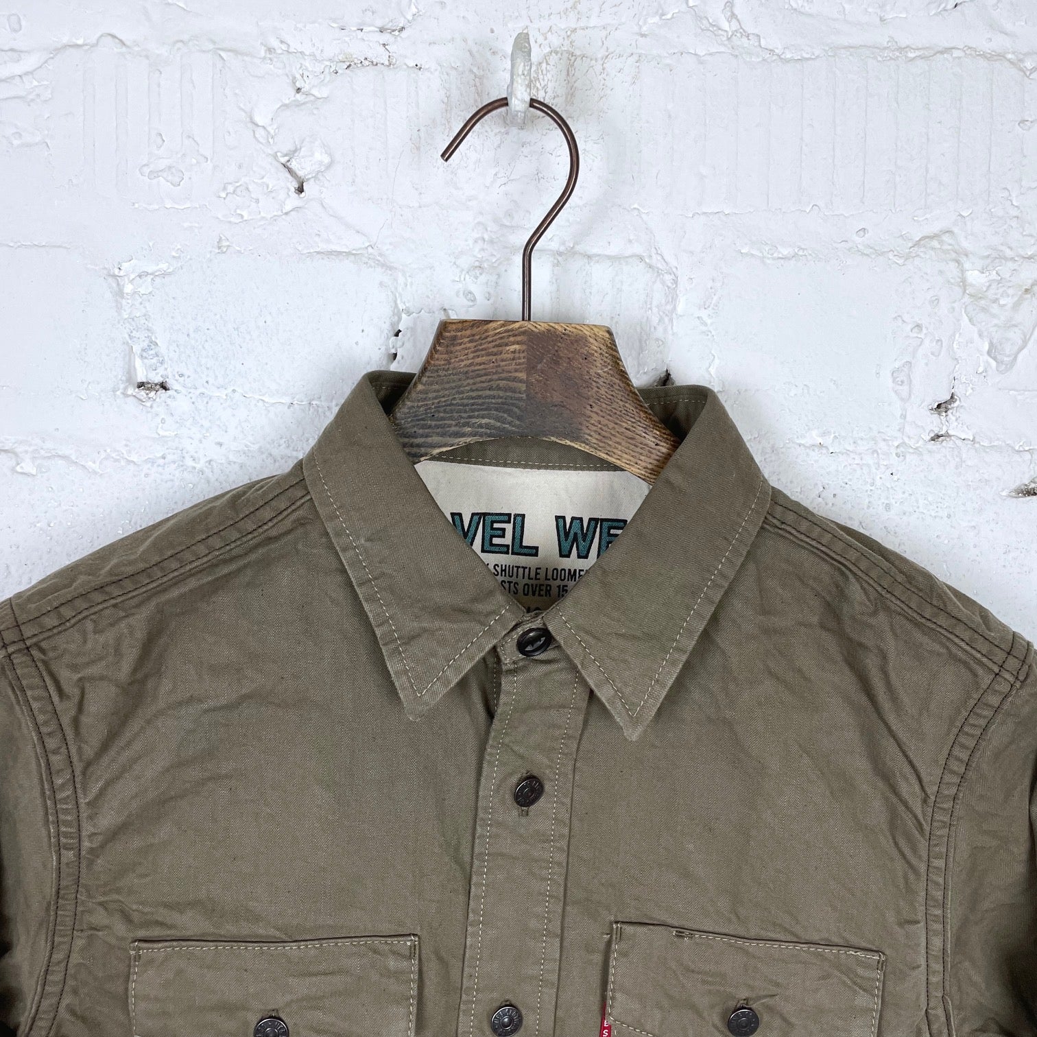 ues | traveler shirt olive - Image 4