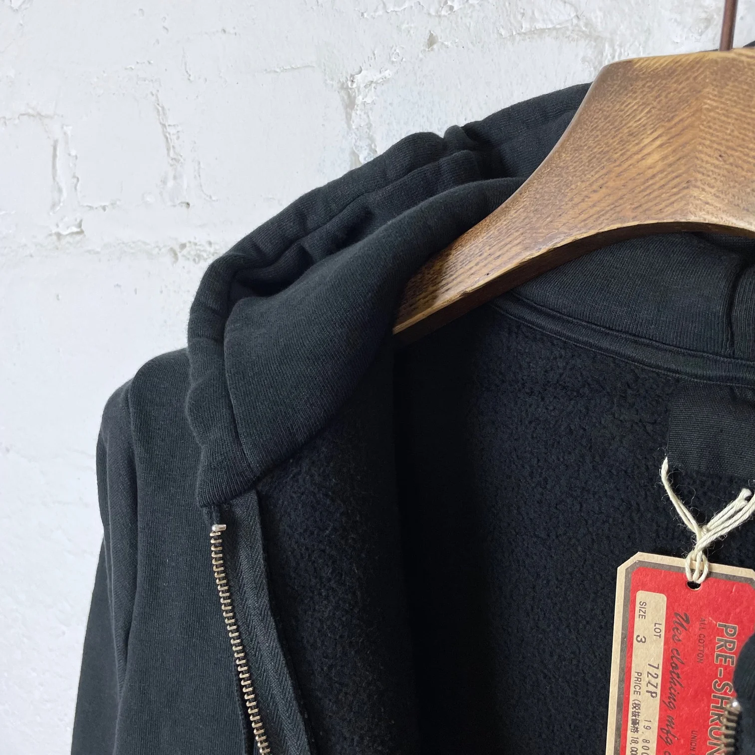ues | zip hoodie sweat black - Image 3