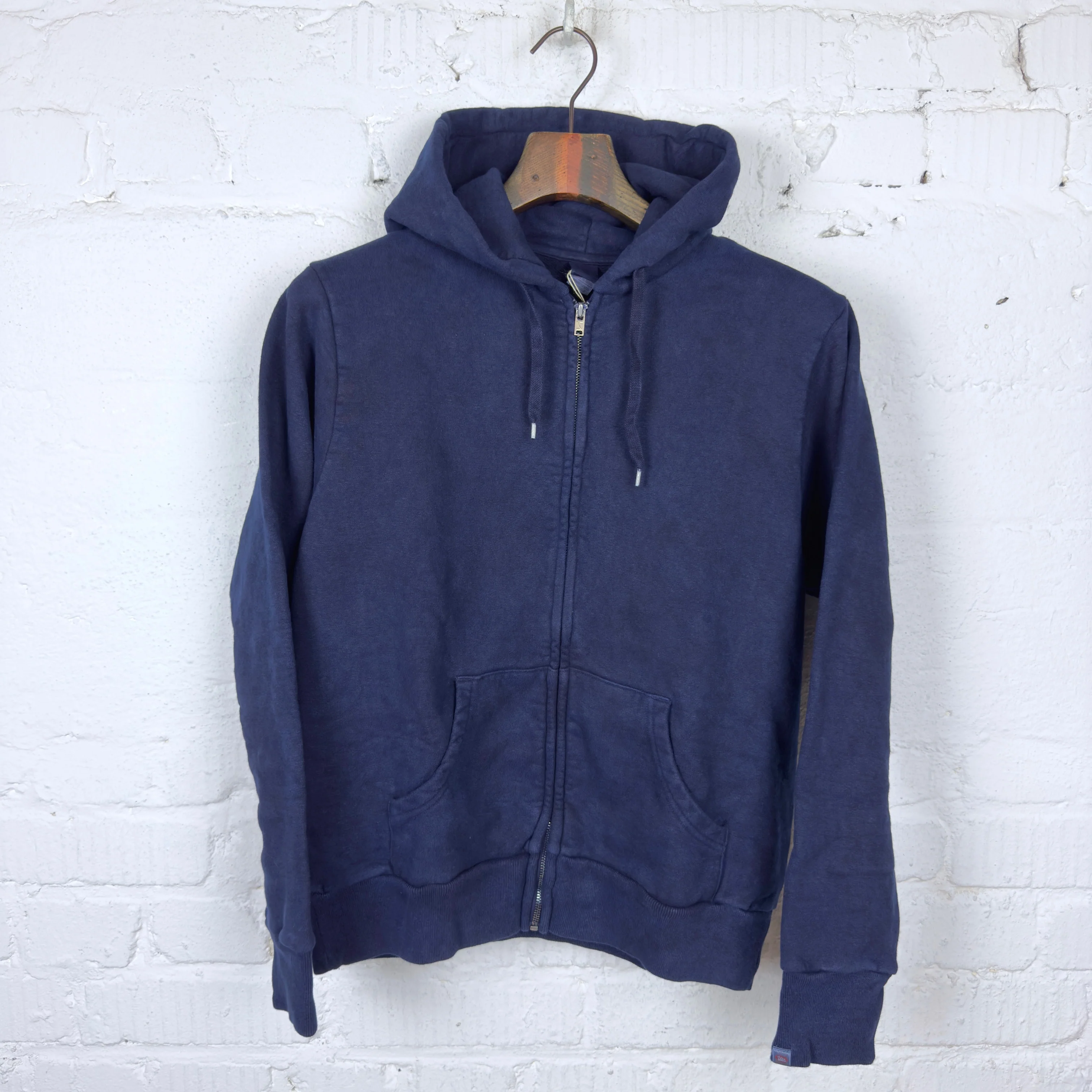 ues | zip hoodie sweat indigo