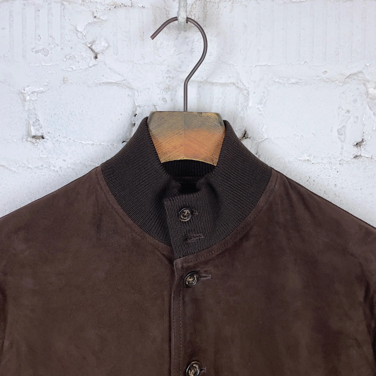 valstar | valstarino regular-fit lined suede bomber jacket caffè - Image 4