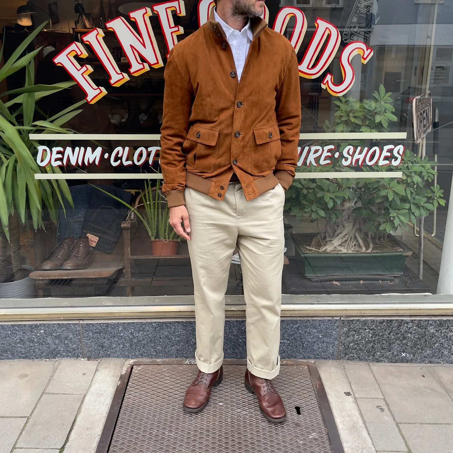 valstar | valstarino regular-fit lined suede bomber jacket sandal - Image 3