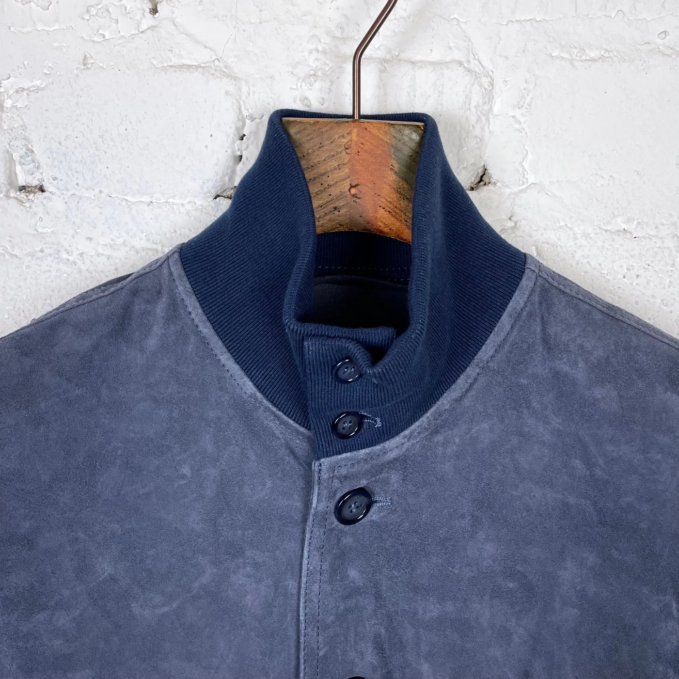 valstar | valstarino slim-fit unlined suede bomber jacket balena - Image 4