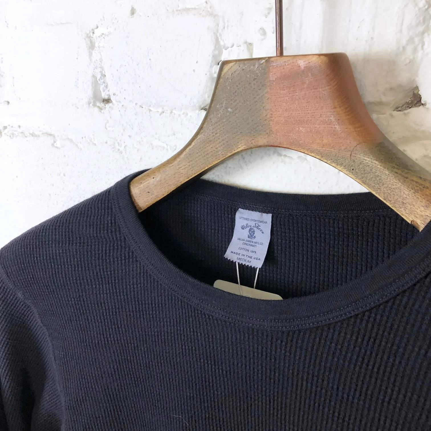 velva sheen | black indigo 1pac slub thermal - Image 4