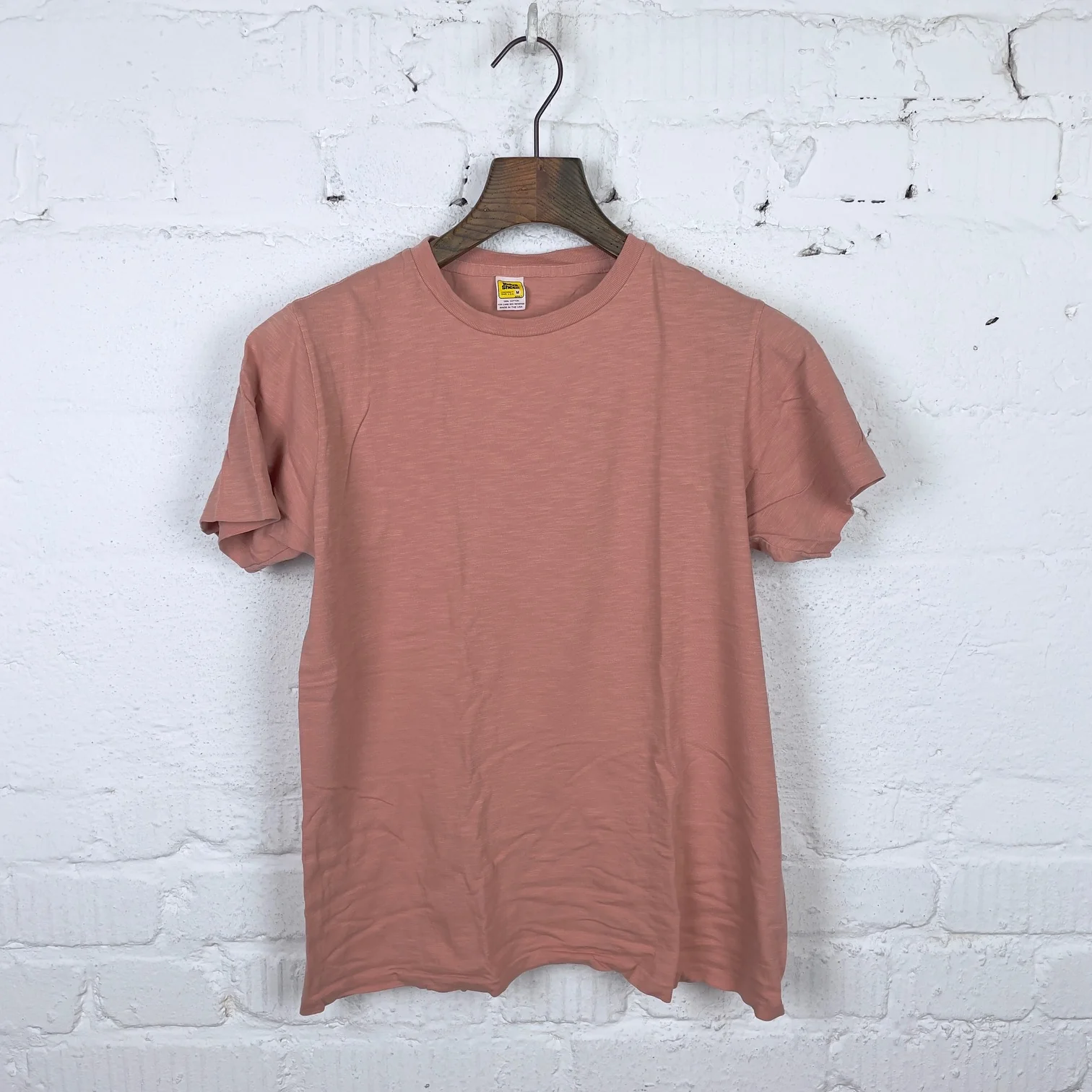 velva sheen | rolled s-s tee o.beige - Image 2