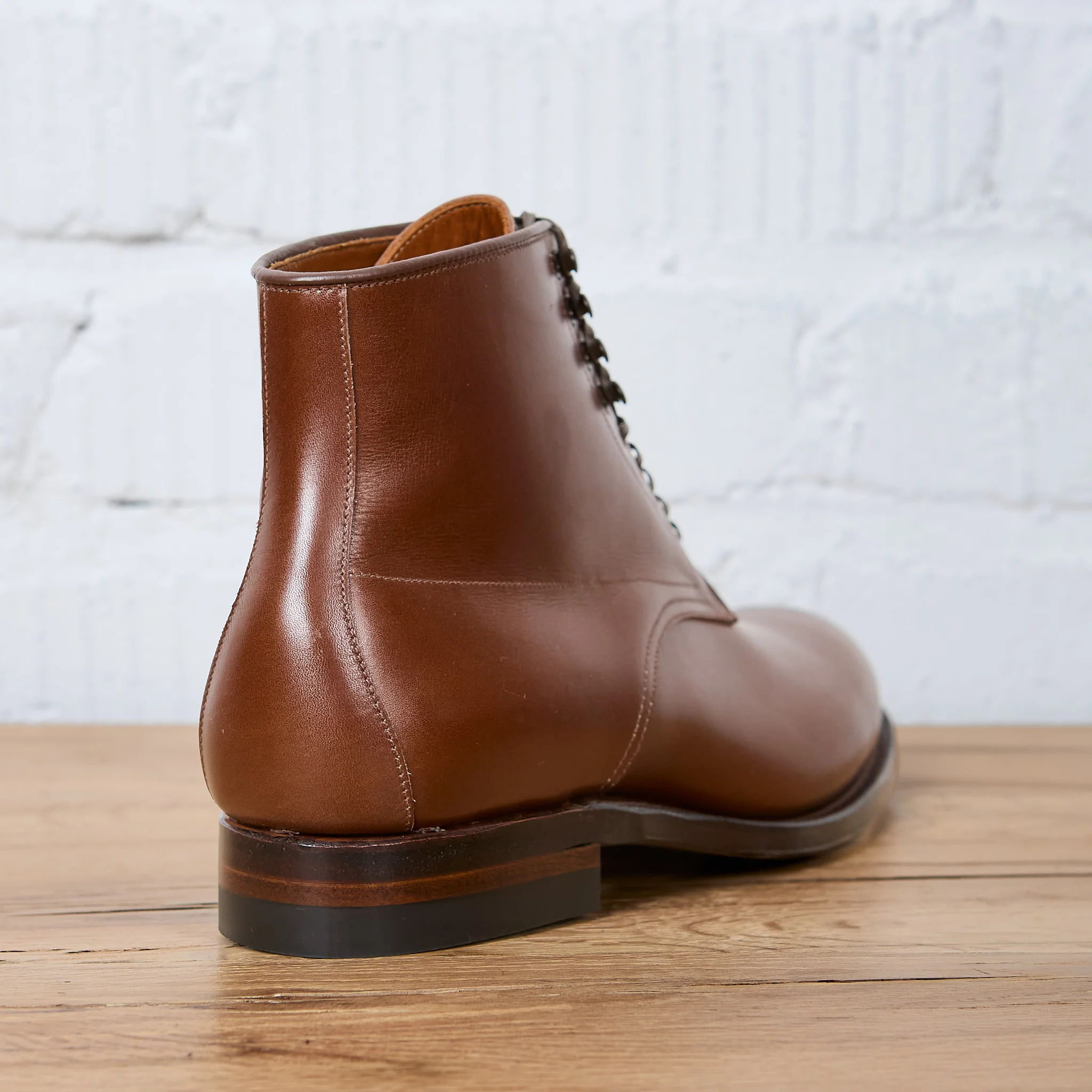 viberg | navvy boot - cognac vocalou calf - Image 5
