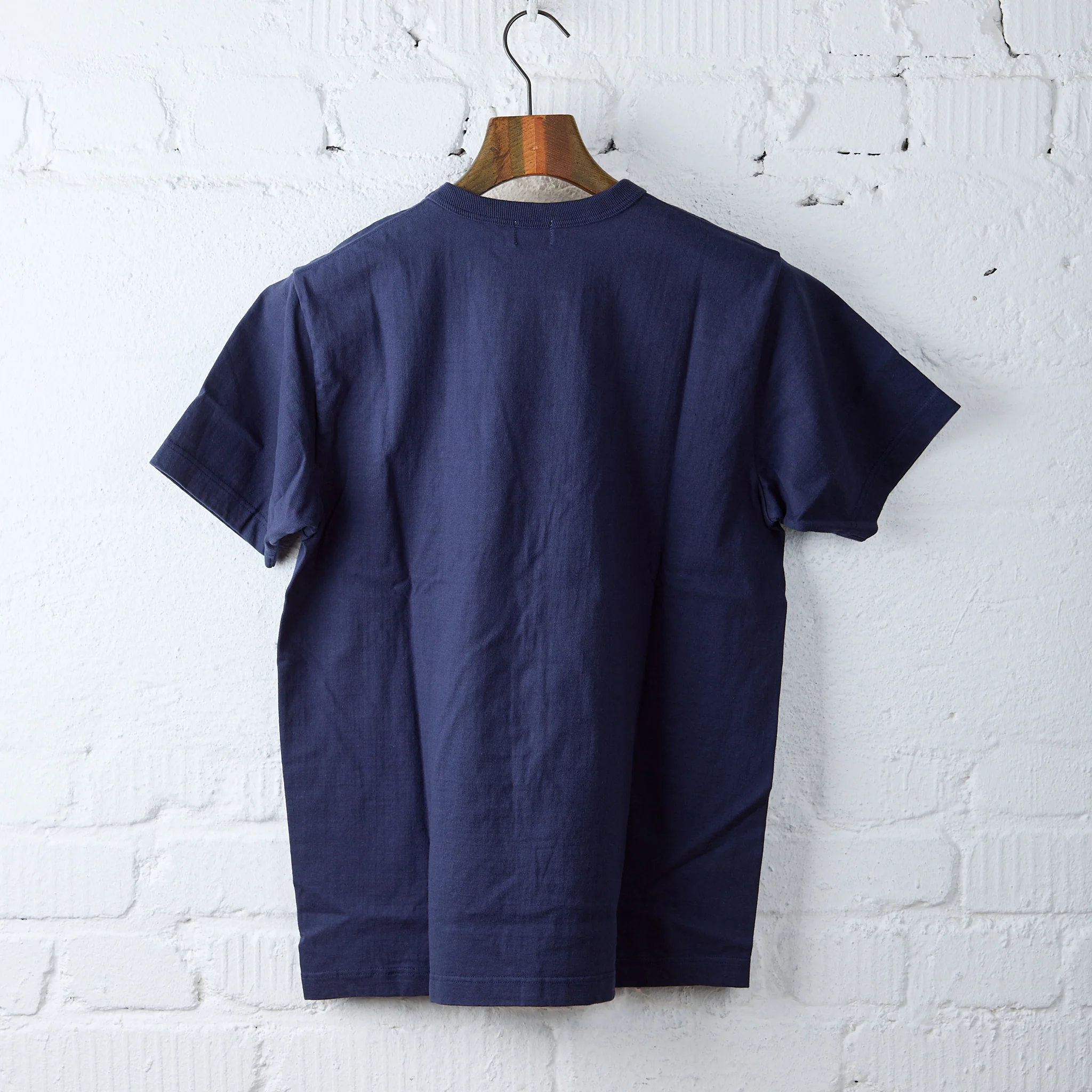 whitesville | heavyweight pocket t-shirt navy - Image 3