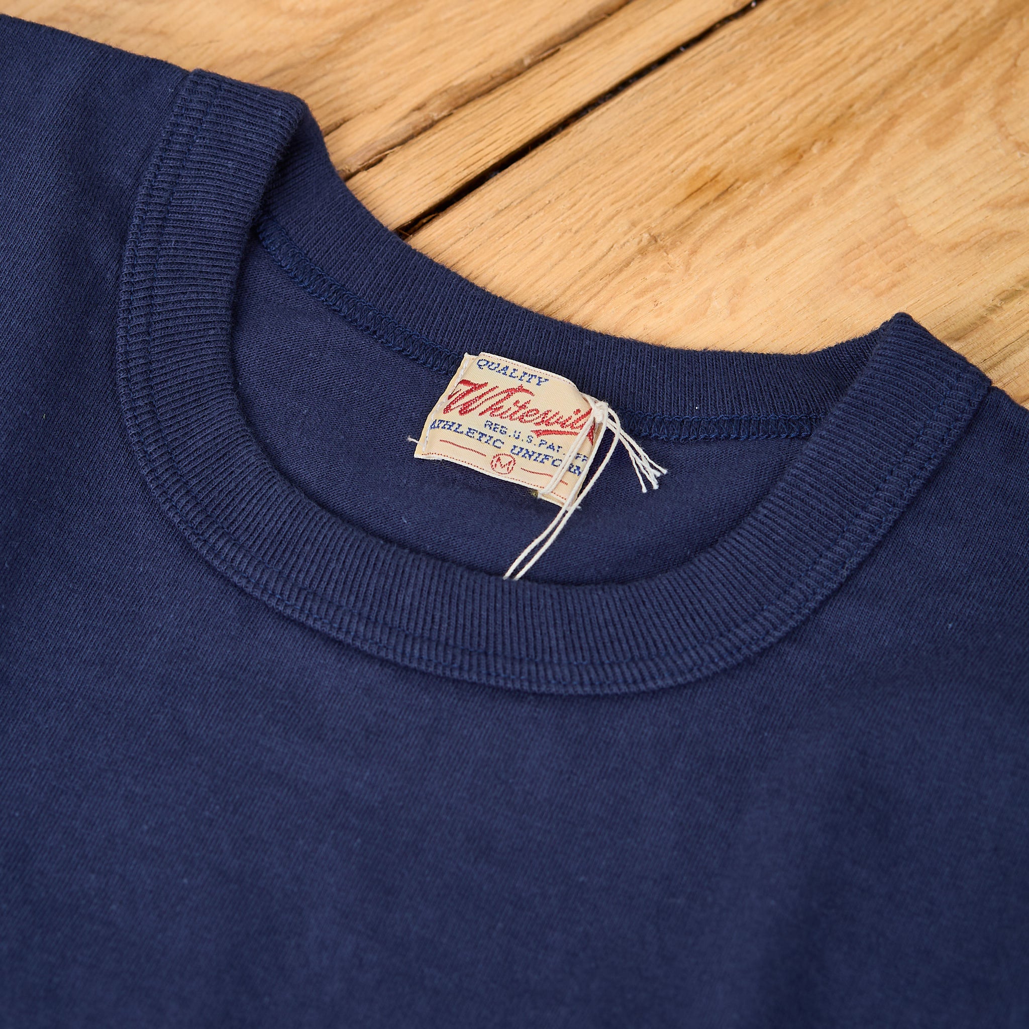 whitesville | heavyweight pocket t-shirt navy - Image 4